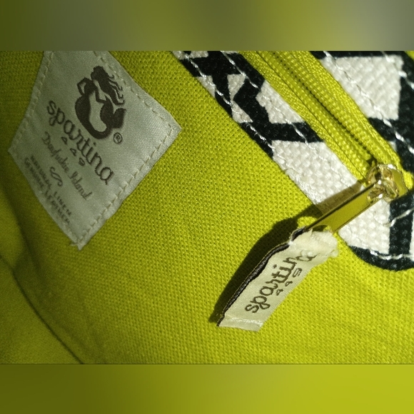 Spartina 449 Handbag Seven Oaks Dafauski Island, SC Green &  Black - Picture 11 of 12